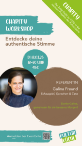 Charity Workshop - Entdecke deine authentische Stimme
