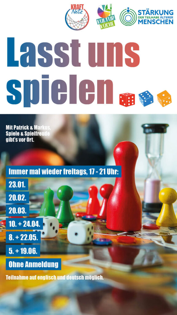 Flyer vom Spieleabend